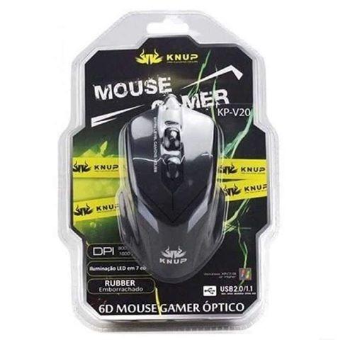 Mouse gamer kp, sensor DPI 2400 e Design totalmente ergonômico - Foto 4