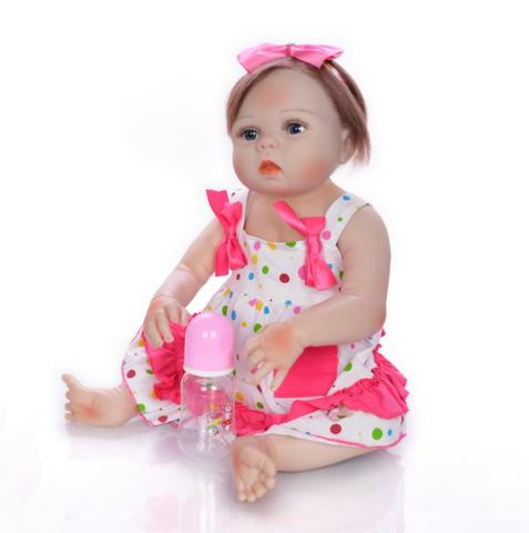 Boneca bebê Reborn Realista Silicone 57cm - Foto 4