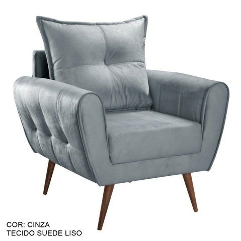 Poltrona Decorativa Moderna Cores Variadas Gratis o Envio Juiz De Fora - Foto 5