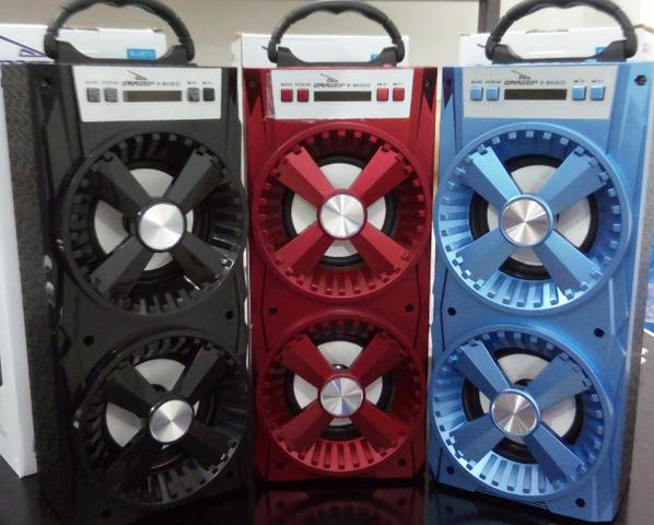 Caixa de som Bluetooth Grasep Entrada Usb SD e Rádio FM - Foto 5