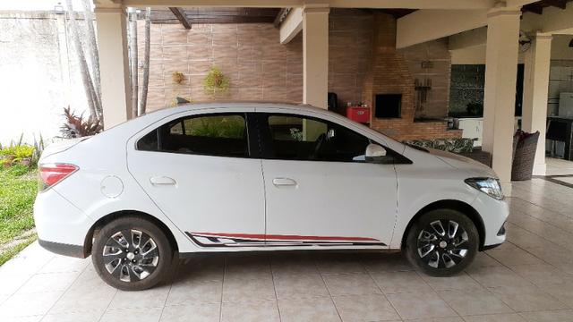 Carro Prisma LT 1.4 2015 completo, Banco de couro - Foto 4