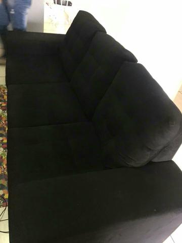 Sofá 3 e 2 lugares semi novo grande