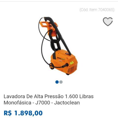 Lava-jato 1.600 Libras Monofásica - J7000 - Jactoclean