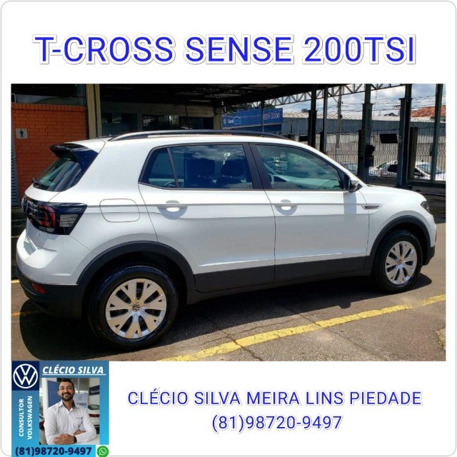 T-CROSS SENSE 200TSI 2022 R$112.989,00 COMPLETA!