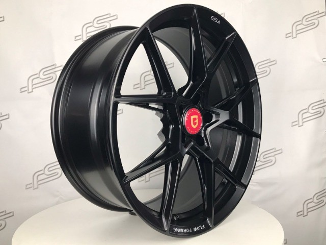 Rodas Gisa Flow Form Glória Preto Semi-Brilho 5x112 - 20x9 e 20x11 aro 20 duas talas - Foto 3