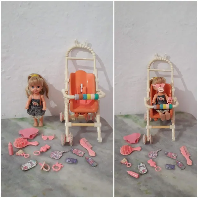 Roupa Original Barbie Moda Em Dobro - Estrela - Antiga -1988 - R$ 85,90