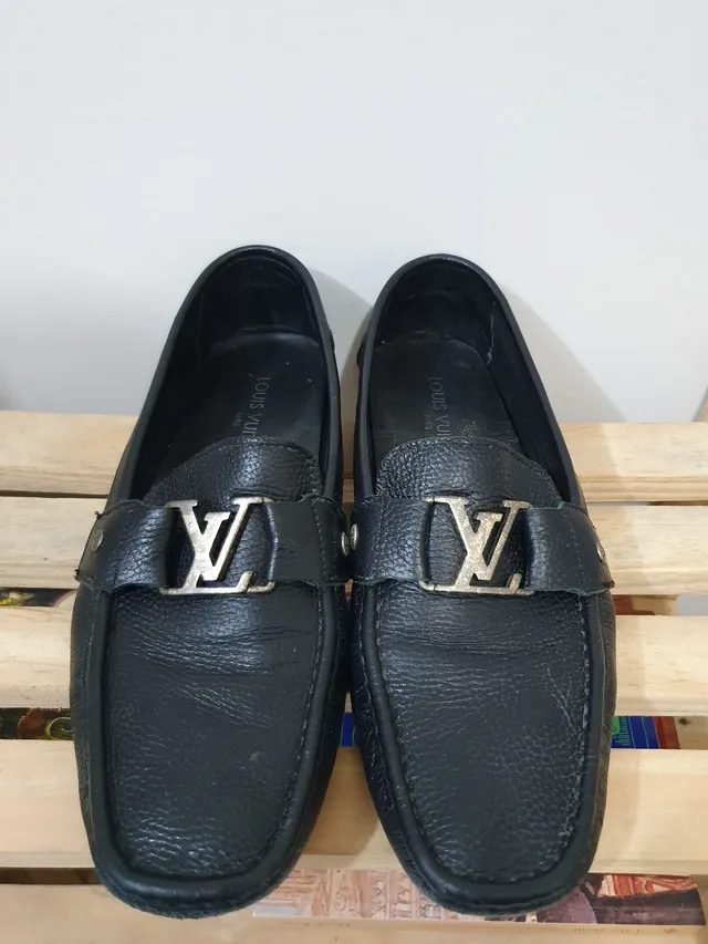 Sapato Louis Vuitton Original Mocassim Monte Carlo Branco Masculino