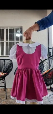 Vestido Moana Temático LAÇO BRINDE - Tamanho 02