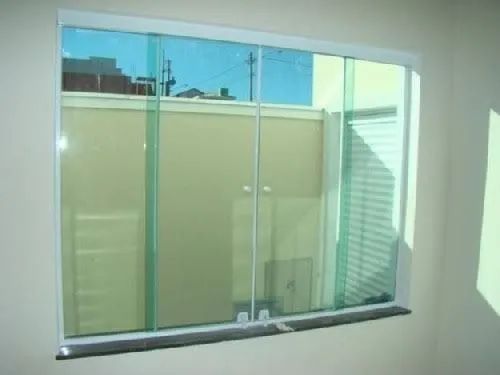 3 Janelas blindex 4 folhas Novas! SEM USO!