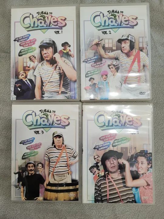 Coleção de DVDs Turma do Chaves