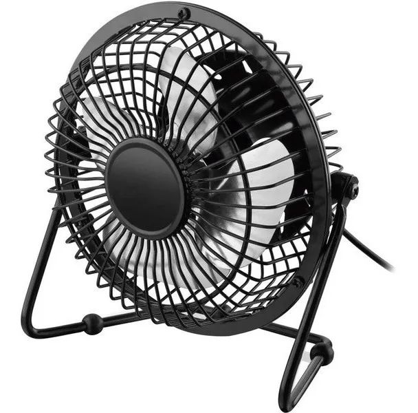 Mini Ventilador Usb Potente Silencioso Portatil Notebook Computador Preto - Foto 2