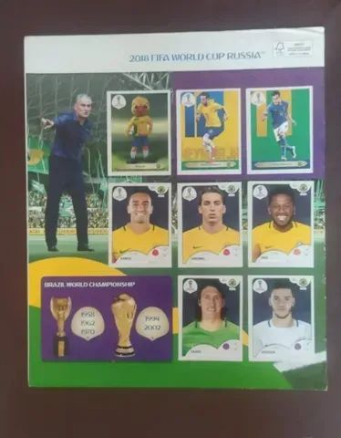 Encarte de atualização da Copa do Mundo de 2018