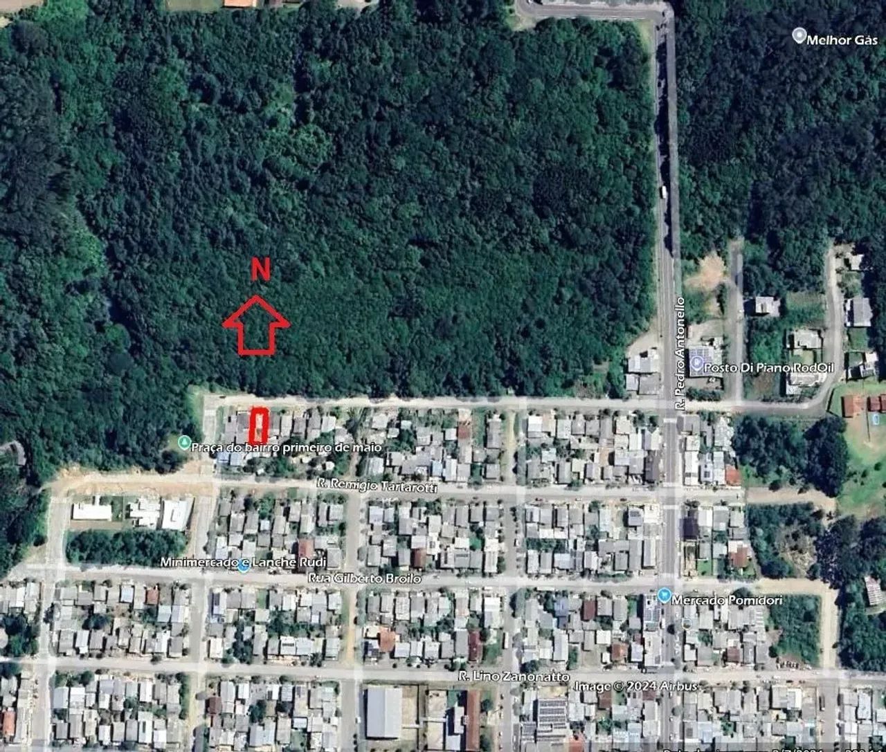 Terreno totalmente plano, medindo 11 x 25= 275 m, Frente Norte. - Foto 3