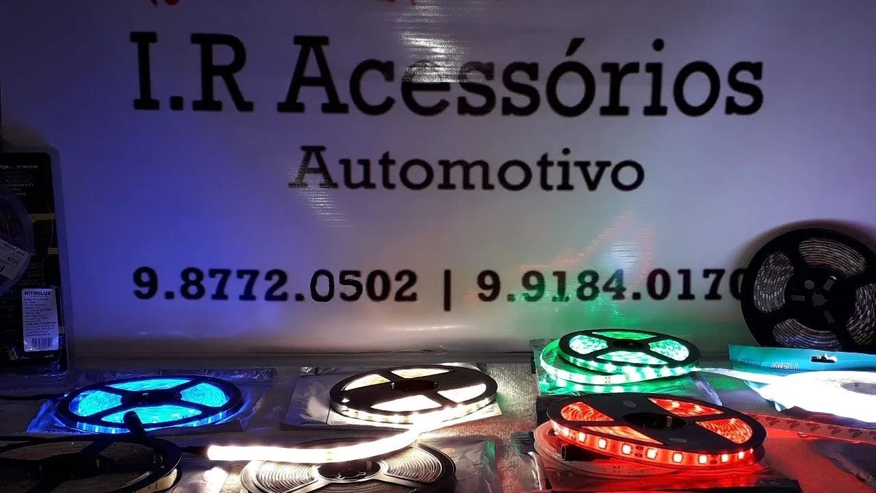 Fitas de LED e RGB com controle remoto - Diversas opções aceito cartão! - Foto 3
