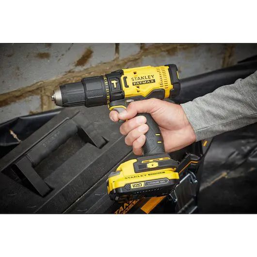 Parafusadeira/Furadeira de Impacto 13mm 20V 1,5Ah Lithium STANLEY-SCD711C2K - Foto 5