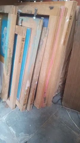 kit 12 telas de sublimação usadas tamanhos variados - Foto 3