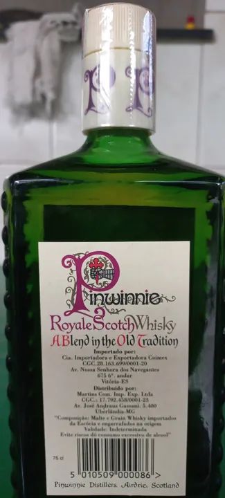 Whisky Pinwinnie Royale Scotch Whisky 750ml, Ótimo Estado. - Foto 3