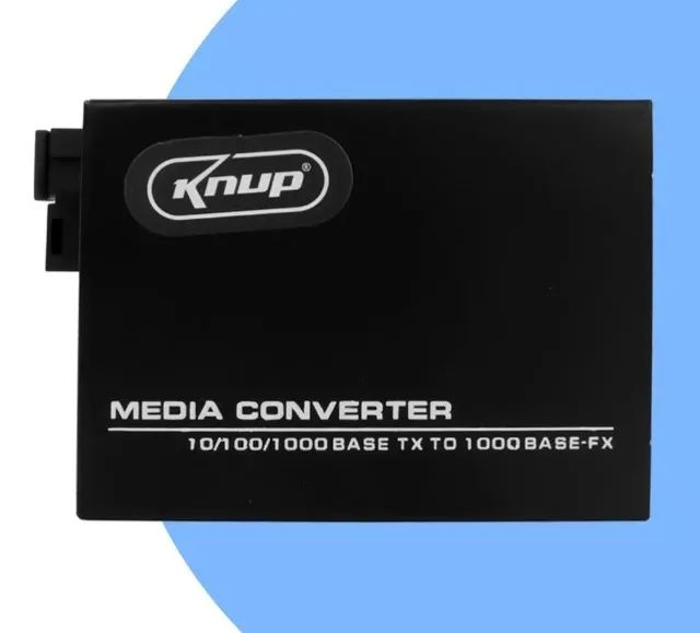 Par Conversor De Fibra Óptica Mídia Gigabit 1000mbps A+b - Foto 4