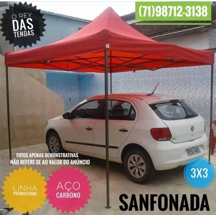 Tenda Sanfonada - Fácil Montagem e Transporte 30 segundos - Foto 2