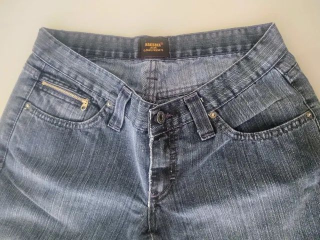 Calça capri jeans -Marca Nakisska