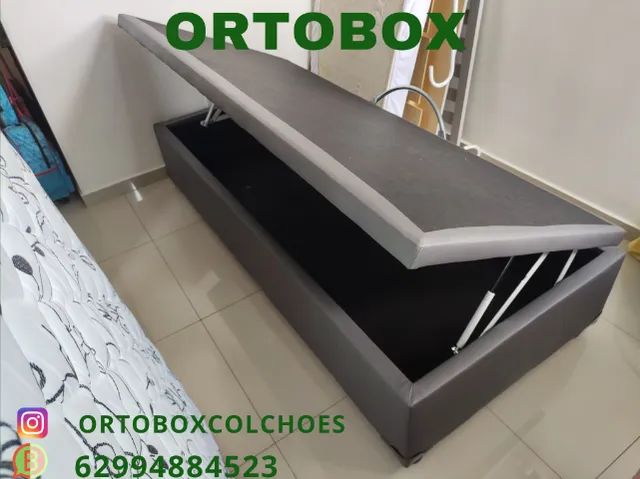 Cama Box Baú Solteiro com preço de fabrica - Foto 3