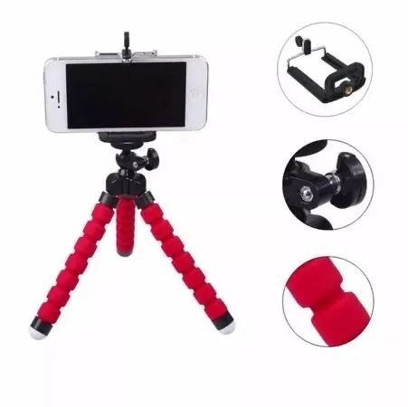 Tripé suporte para Celular articulado | Live Mesa YouTube Flexível  - Foto 2