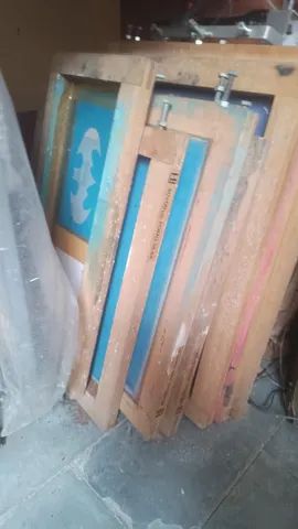 kit 12 telas de sublimação usadas tamanhos variados - Foto 2