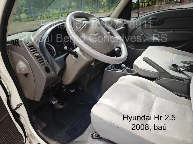 Hyundai HR 2.5, ano 2008, equipada com baú semi-novo - Foto 3