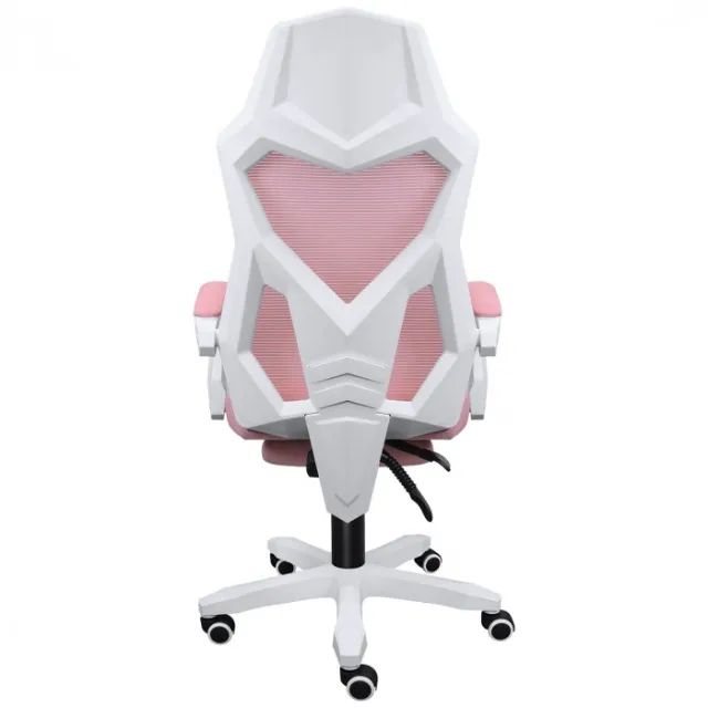 Cadeira Gamer Vinik Rocket Pink/White - WZetta - Foto 4