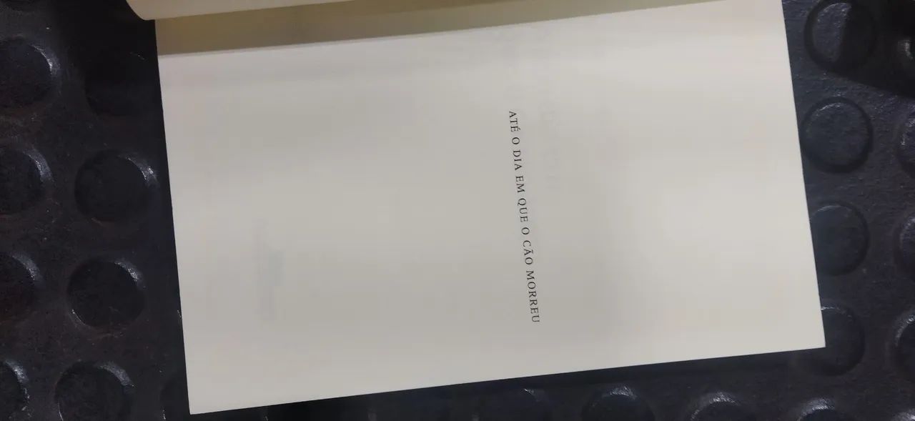Livro "Até o dia em que o cão morreu" - Daniel Galera - Foto 4