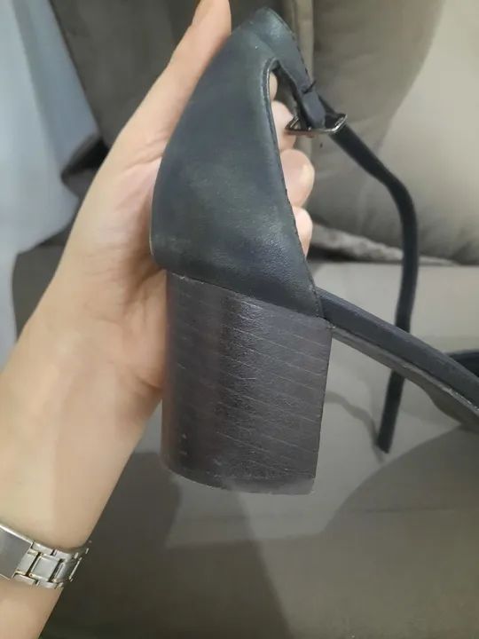 DESAPEGO Sandalia em couro legítimo n38 - Foto 2