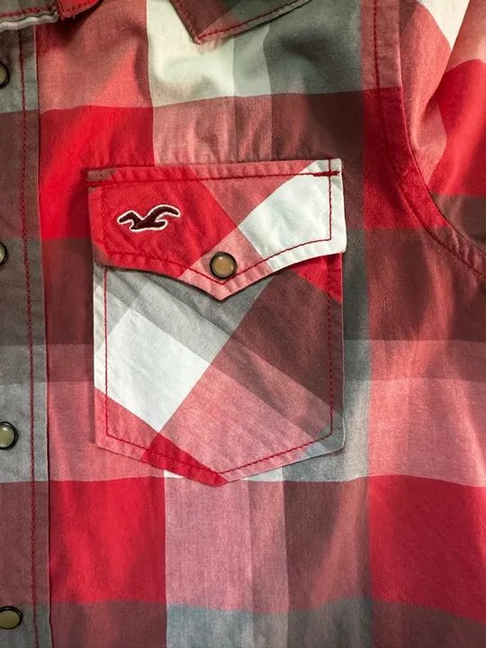 Camisa xadrez Hollister  - Foto 2