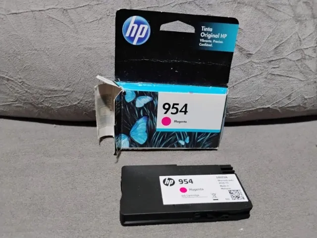 cartucho vazio hp 954 magenta original - leia a descrição