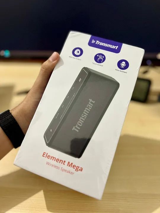 Caixinha de som Bluetooth Tronsmart mega 40W NFC