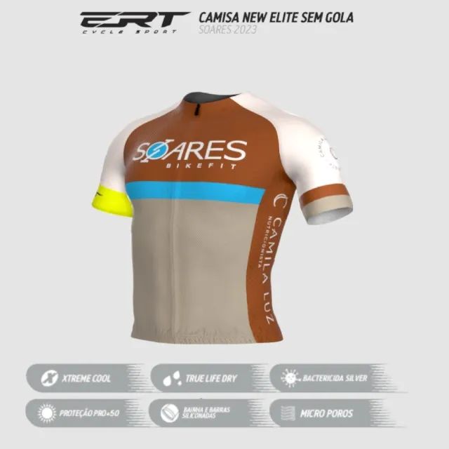 270 - Camisa Soares Bikefit Ert Todos os tamanhos jersey pp - p - m - g - gg 3g 4g 5g  - Foto 2