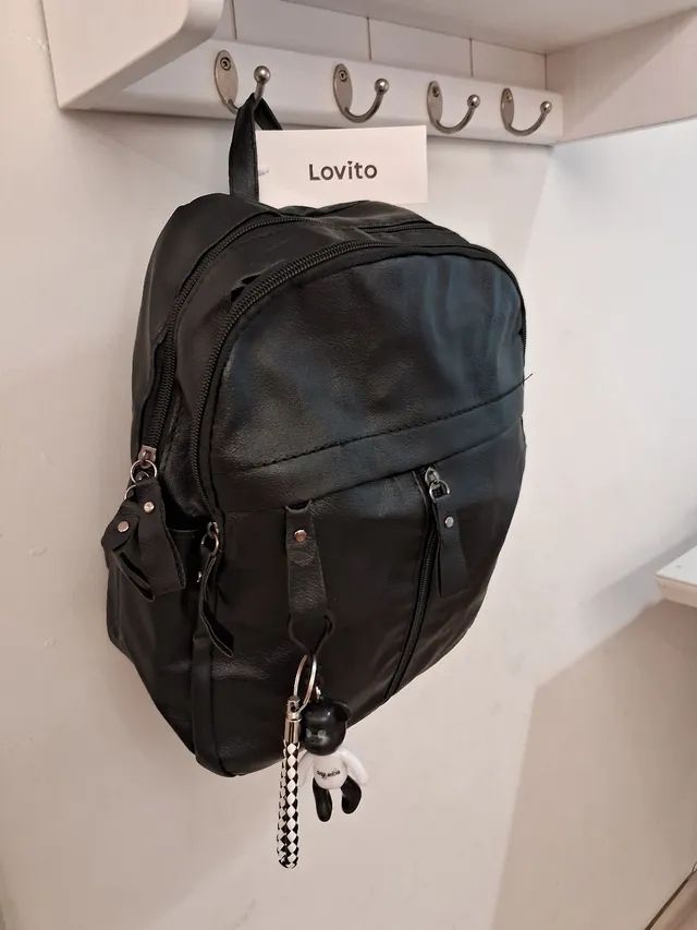 Bolsa Mochila Lovito c/ 6 Bolsos + 2 Laterais - Foto 2