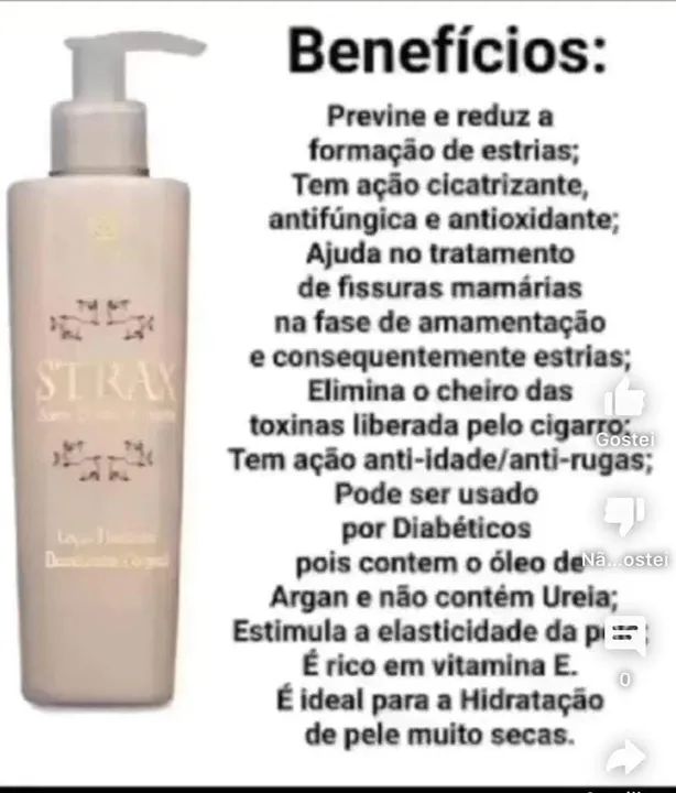 Loção Hidratante Desodorante Corporal Strax Hinode - Foto 5