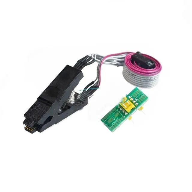 Gravador Ch341a Ch341 + Pinça Soic Soic8 Alicate Jacaré Cabo  - Foto 3