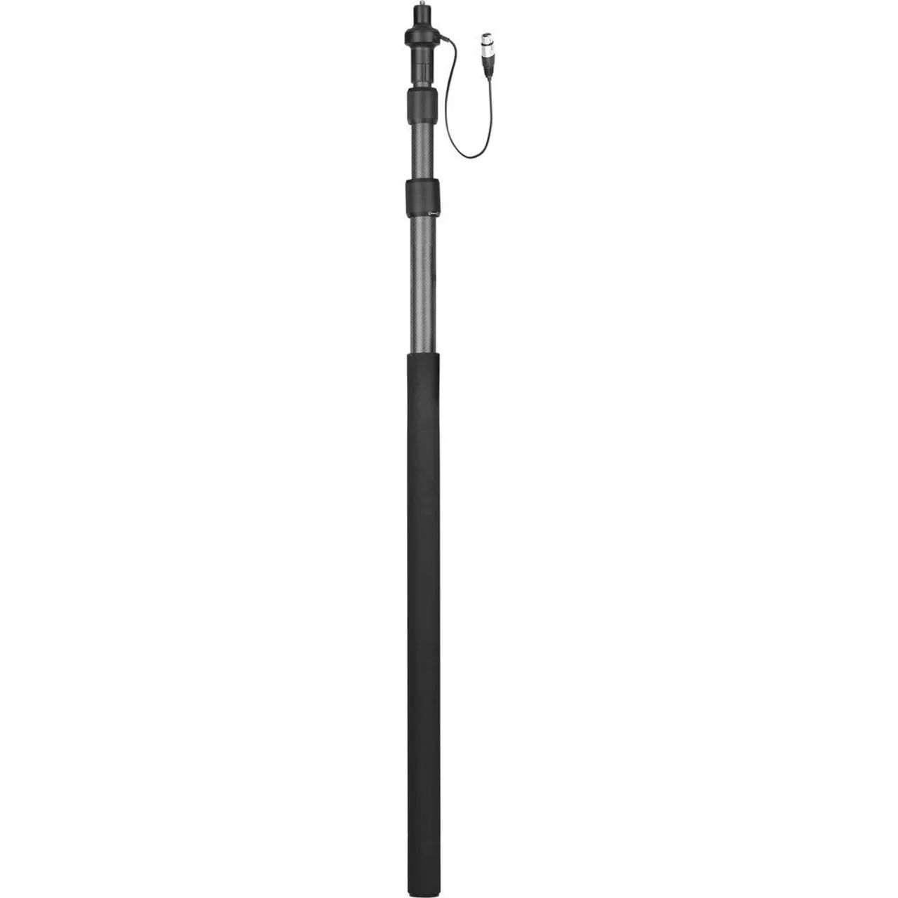 Vara Boom Boompole Boya BY-PB25 Fibra de Carbono com Cabo XLR Interno