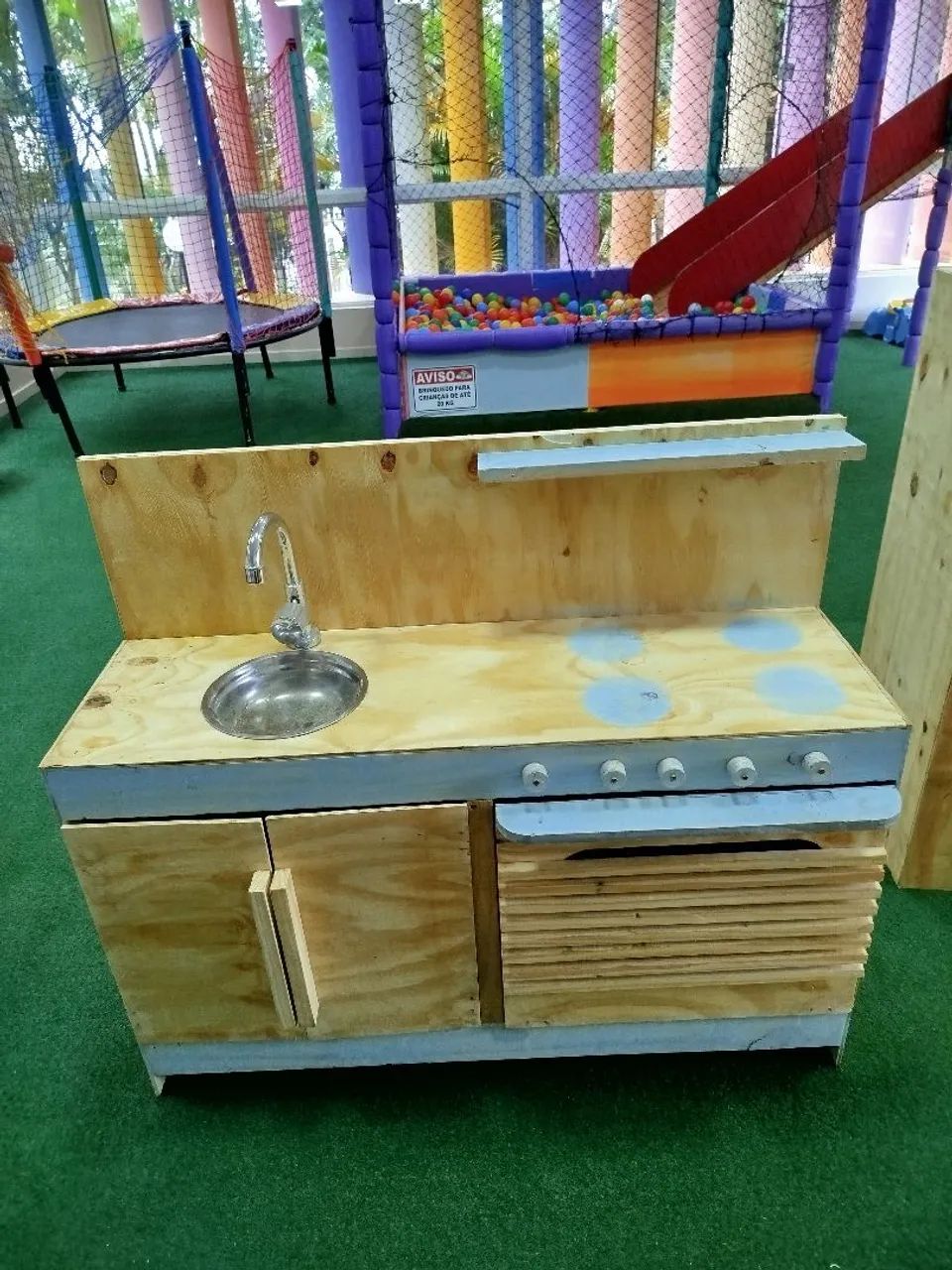 Cozinha Infantil de Madeira - Foto 4