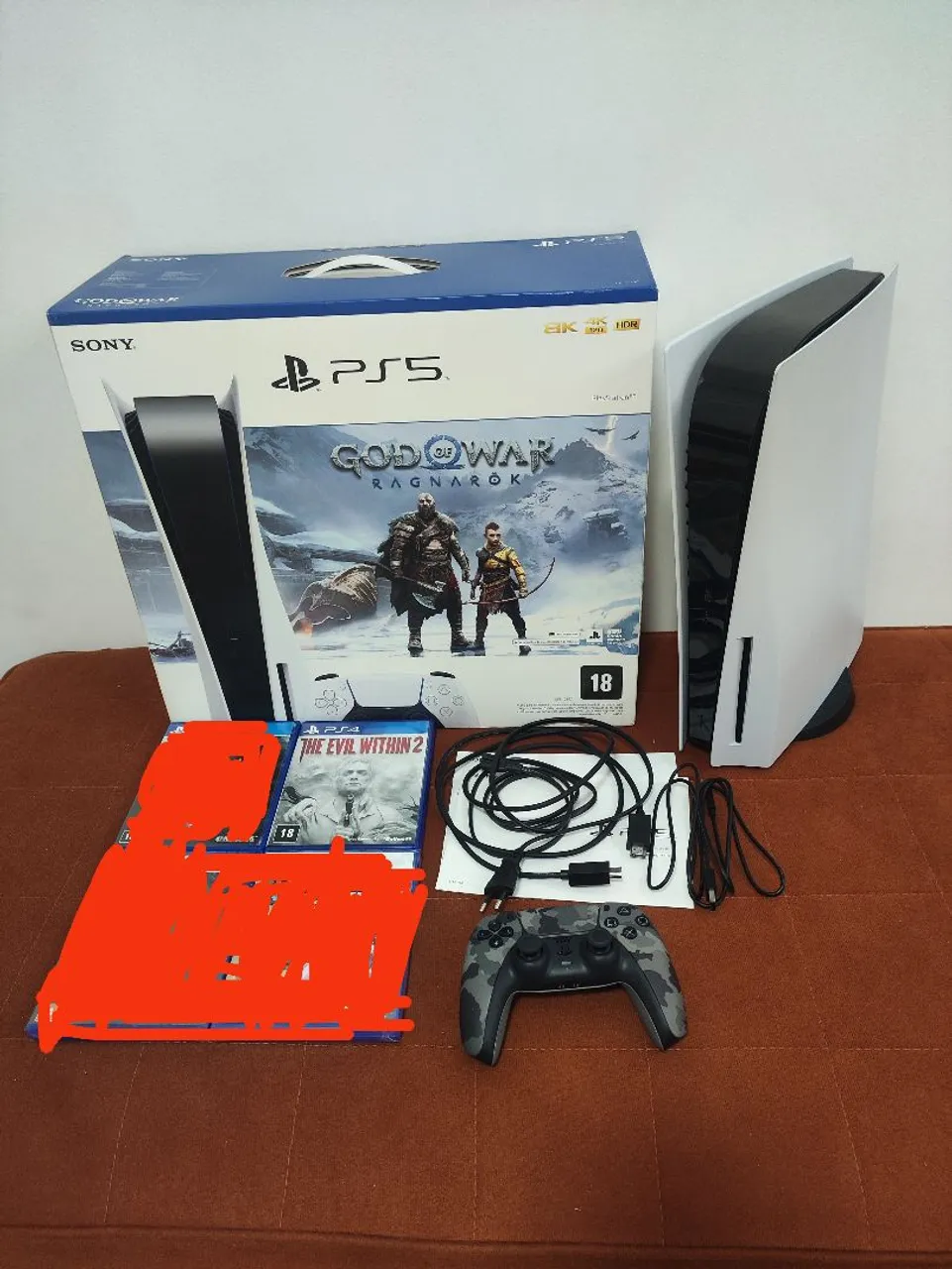 Playstation 5 com leitor de disco + jogo
