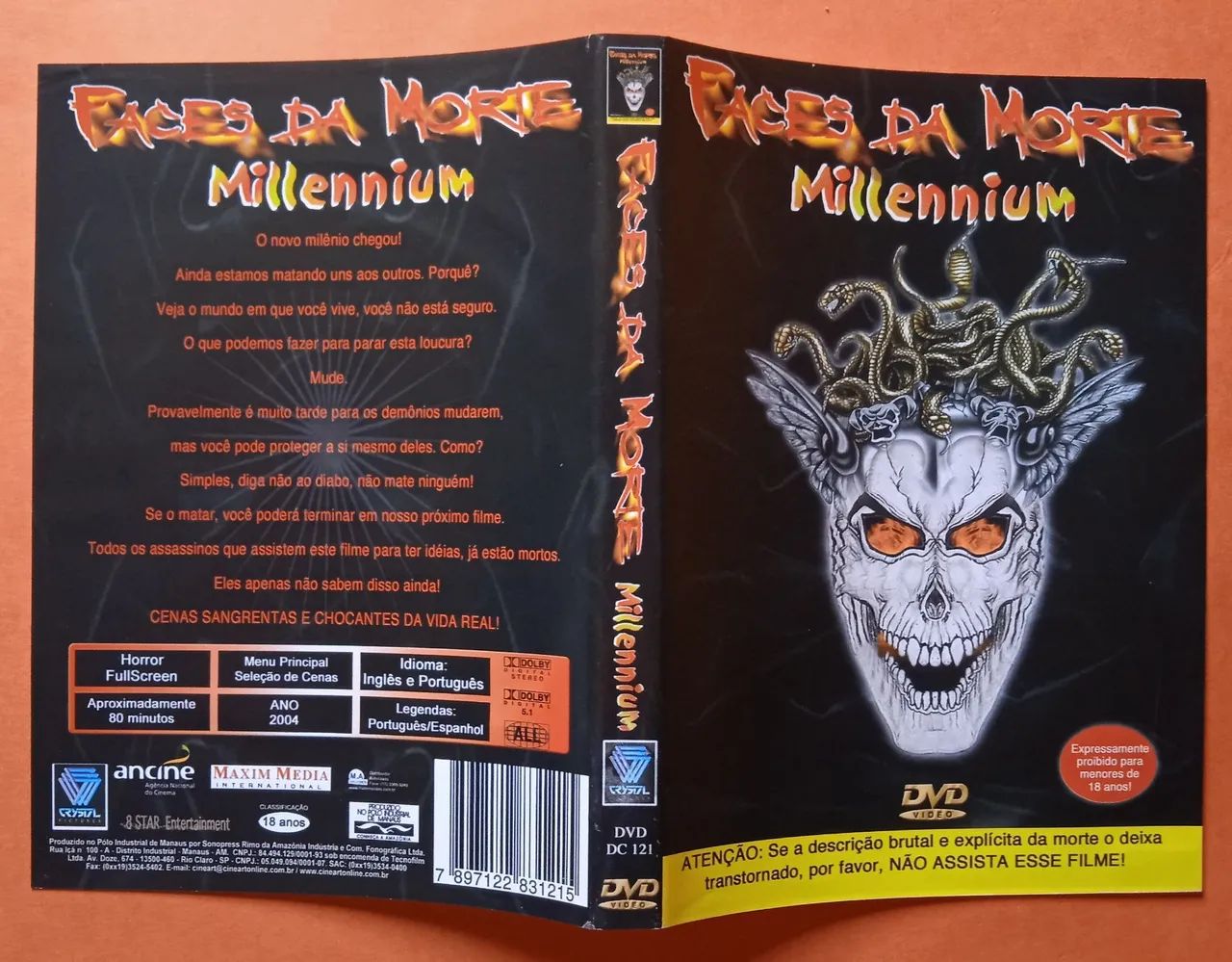 Dvd Faces da Morte - Millennium  - Foto 3