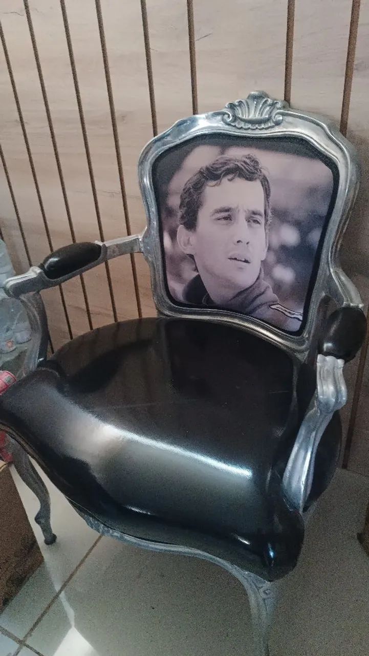 Poltrona Decorativa Especial Ayrton Senna - Foto 3