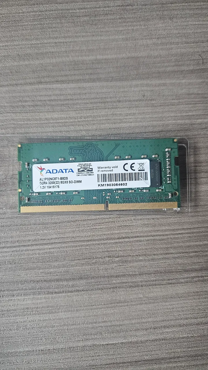Memória Ram Notebook 8GB 3200MHz DDR4