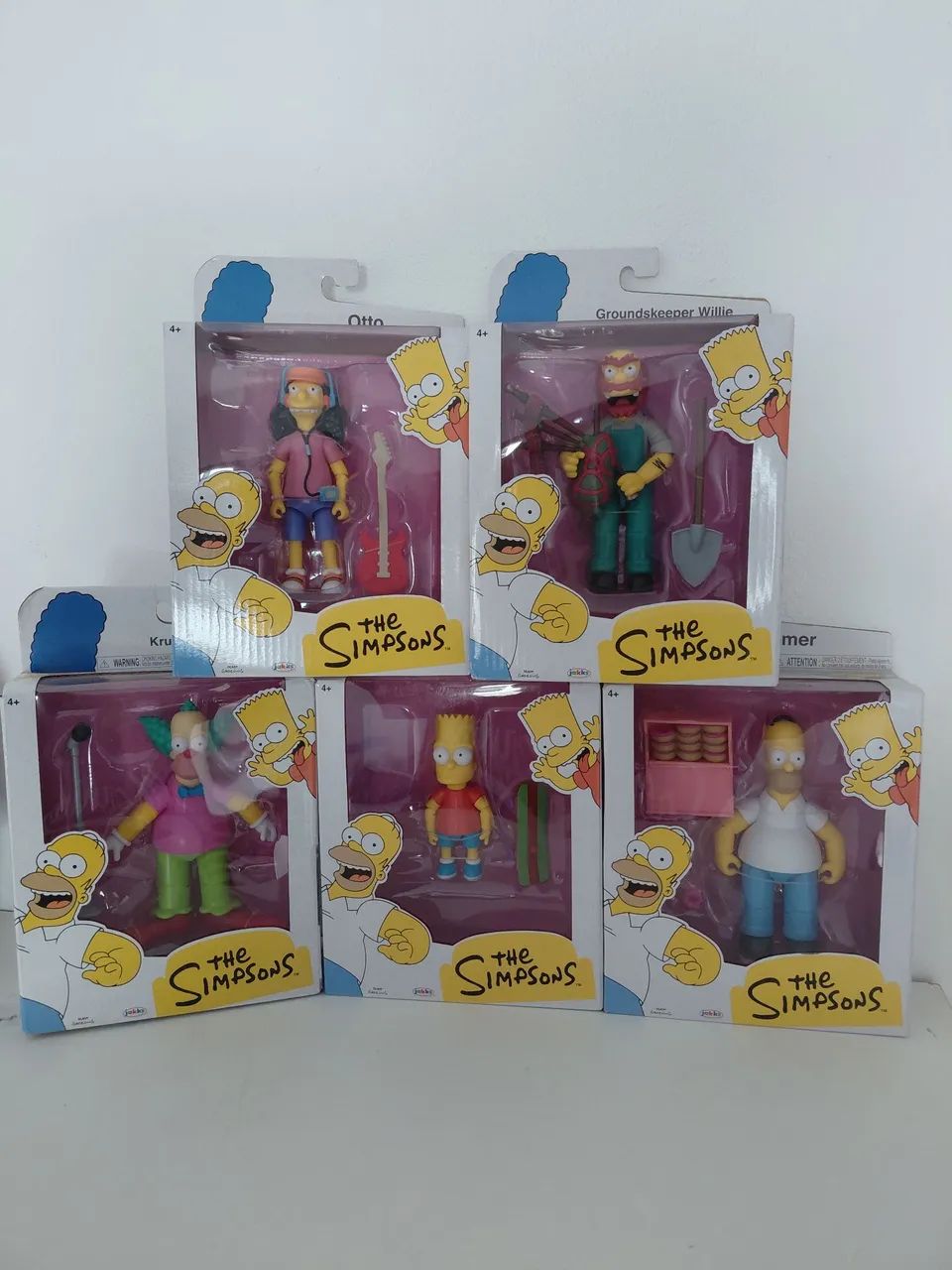 The Simpsons coleção 5 bonecos