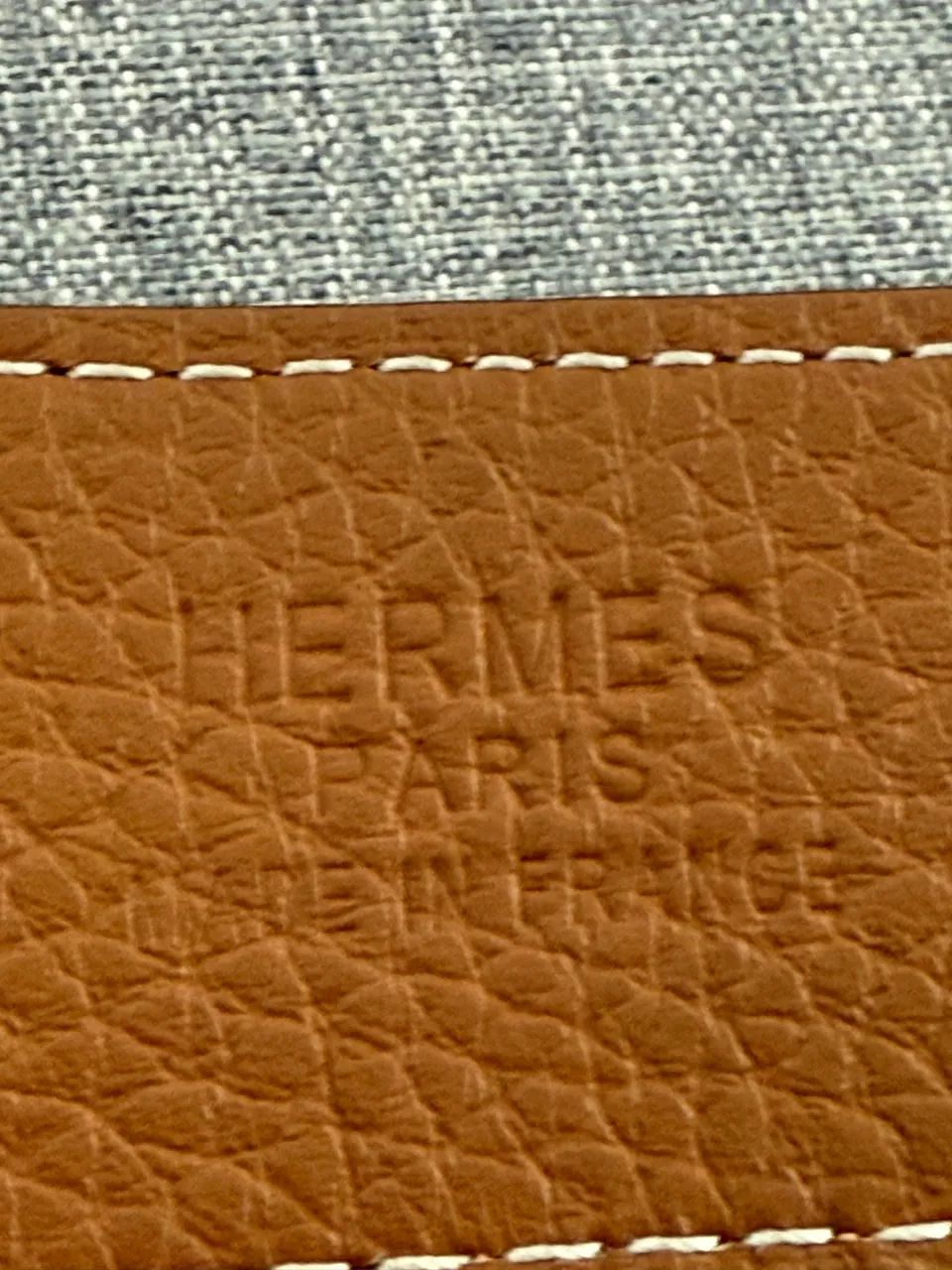 Cinto Hermès , couro legítimo com fivela H icônica.  - Foto 2