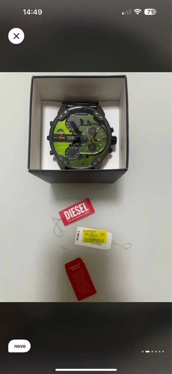 Relógio Diesel Mr Daddy Original e novo - Foto 4