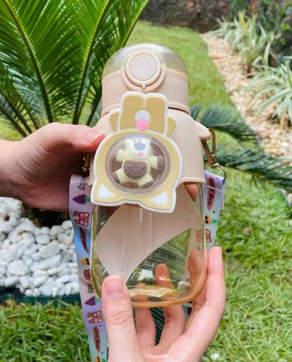 Garrafa de Água Kawaii - Unissex - Foto 4