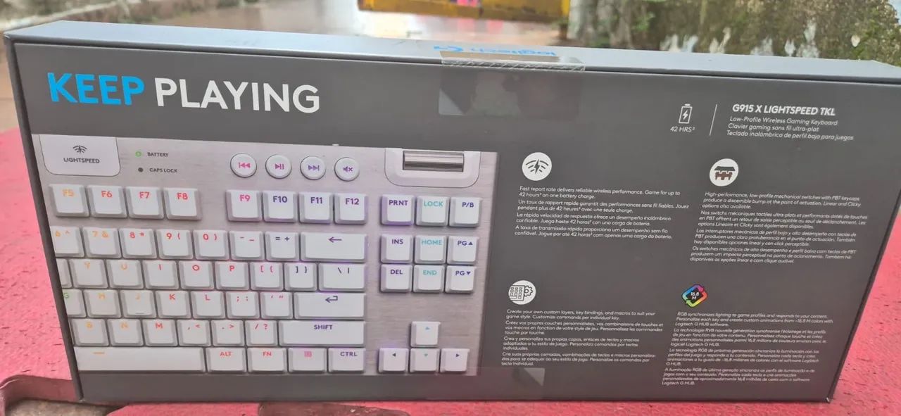 Teclado Gamer Logitech G915 X Lightspeed TKL