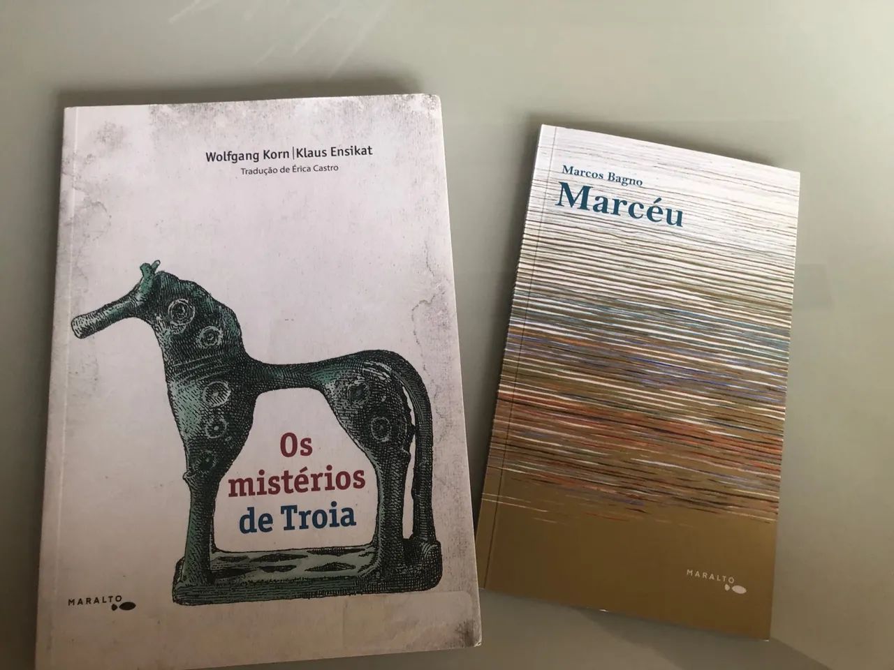 Livros Os mistérios de Troia e Marcéu